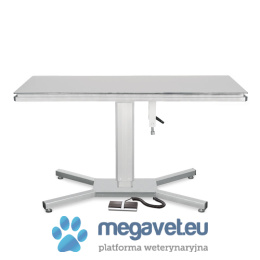 Operating and treatment table with X-ray permeable top