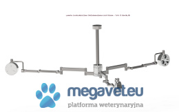 Lampa chirurgiczna trójramienna weterynaryjna (EUV)